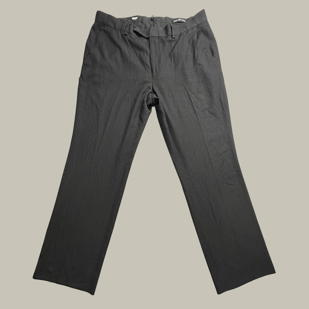 Unlisted Dress Pants Mens 34x29 Kenneth Cole Charcoal Grey Textured Flat Front